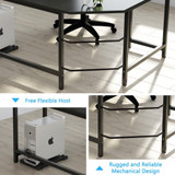 Corner L-Shaped Computer Workstation