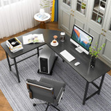 Corner L-Shaped Computer Workstation