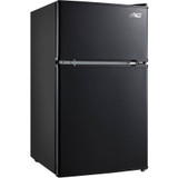 Two Door Mini Fridge with Freezer