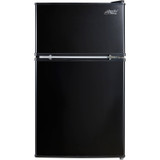 Two Door Mini Fridge with Freezer