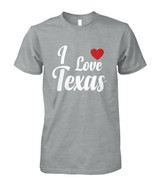 I Love  Texas Men T-Shirt. 595t-