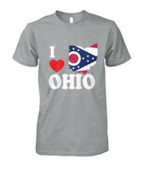 I Love Ohio Men T- Shirt. 587