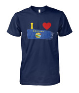 I Love Montana Men T- Shirt. 578