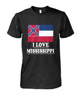 I Love Mississippi Men T- Shirt. 576