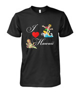 I Love Hawaii Men T- Shirt.563