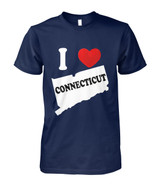 I Love Connecticut Men T-Shirt.558