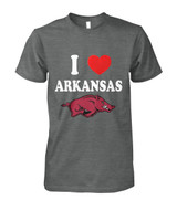 I love Arkansas Men T- Shirt .555