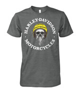 Harley-Davidson Motorcycles  T-shirt For Men, Skull T-shirt , 6