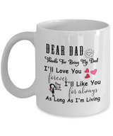 Dear Dad. Thanks For Being My Dad...