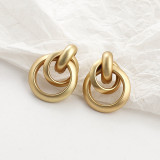 Trendy Gold Color Earrings