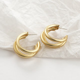 Trendy Gold Color Earrings