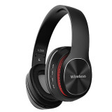 Wireless Bluetooth 5.0 Stereo OverEar Foldable Headphones Built-in Mic Subwoofer HD  Noise Reduction Sport Bluetooth Headset