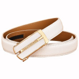 Gold Buckle Women's Leather Belt