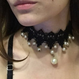 Pearl & Lace Choker
