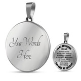 To My Boyfriend Luxury Necklace: Necklace For Boyfriend, Valentine Gift For Boyfriend  548BG