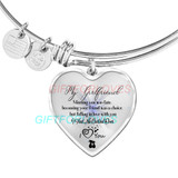 To my girlfriend: Gift Ideas for girlfriend, girlfriend bangle, to my girlfriend bangle, beautiful girlfriend bangle, best gifts for girlfriend, birthday gifts for girlfriend, boyfriend and girlfriend bangle 767fHbb