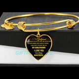 To my girlfriend: Gift Ideas for girlfriend, girlfriend bangle, to my girlfriend bangle, beautiful girlfriend bangle, best gifts for girlfriend, birthday gifts for girlfriend, boyfriend and girlfriend bangle 765fHgb