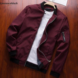 Men's spring and autumn Bomber jacket in blue, green, khaki, red, black