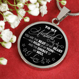 To My Husband Luxury Necklace: Husband And Wife Necklace, Necklace For Husband, Valentine Gift For Husband 543HS