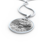 To My Husband Luxury Necklace: Husband And Wife Necklace, Necklace For Husband, Valentine Gift For Husband 543HO