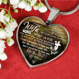 To my wife necklace, luxury necklace for wife from husband, special gift necklace for wife, best birthday gift for wife, amazing wife gift, best  wife necklace