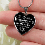 To My Mom Luxury Necklace: Best Gift For Mom, Mom And Daughter Necklace, Birthday Gift For Mom 231MS