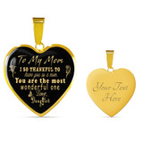 To My Mom Luxury Necklace: Best Gift For Mom, Mom And Daughter Necklace, Birthday Gift For Mom 231MG