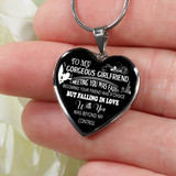 To My Gorgeous Girlfriend Luxury Necklace:  Best Gift For Girlfriend Romantic Necklace, Birthday Gifts For Girlfriend 352GFSO