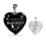 To My Wife Luxury Necklace: Husband And Wife Necklace, Birthday Gifts For Wife, Birthday Gifts For Her, Necklace For Wife Gifts 237WS