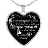 To My Wife Luxury Necklace: Husband And Wife Necklace, Birthday Gifts For Wife, Birthday Gifts For Her, Necklace For Wife Gifts 237WS