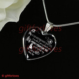 To My Wife Luxury Necklace: Husband And Wife Necklace, Birthday Gifts For Wife, Birthday Gifts For Her, Necklace For Wife Gifts 237WS