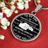 To My Dad Luxury Necklace, Father's Day Gift, Best Gifts For Dad, Birthday Gifts For Dad 241DS