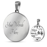 To My Wife Luxury Necklace: Husband And Wife Necklace,Birthday Gifts For Her, Perfect Wedding Gift For Wife 215so