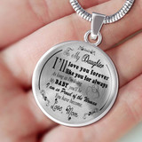 To my daughter Luxury Necklace: best gifts for daughter, mother and daughter necklace, daughter necklace from mother  211DAG SO