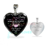 To my wife: Gift Ideas for wife, beautiful wife necklace, wife necklace, to my wife necklace, best gifts for wife, birthday gifts for wife, husband and wife necklace 946fwsn