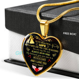 To my wife: Gift Ideas for wife, beautiful wife necklace, wife necklace, to my wife necklace, best gifts for wife, birthday gifts for wife, husband and wife necklace 936fwgn
