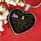 To my granddaughter: Gift Ideas for granddaughter,Birthday gifts for granddaughter, best gifts for granddaughter, special granddaughter necklace, amazing granddaughter necklace, to my granddaughter necklace, 883fDgn