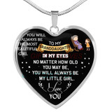 To my granddaughter: Gift Ideas for granddaughter,Birthday gifts for granddaughter, best gifts for granddaughter, special granddaughter necklace, amazing granddaughter necklace, to my granddaughter necklace, 847fDsn