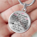 To my granddaughter: birthday gift for granddaughter,grandma and granddaughter necklace luxury necklace for daughter, best granddaughter gift 201grdm