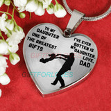 To my daughter: Gift Ideas for daughter, daughter necklace, to my daughter necklace, best gifts for daughter, birthday gifts for daughter, father and daughter necklace, daughter necklace from parents, 803fdbn