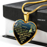 To my wife: Gift Ideas for wife, beautiful wife necklace, wife necklace, to my wife necklace, best gifts for wife, birthday gifts for wife, husband and wife necklace 793fwgn