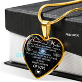 To my mom: Gift Ideas for mom, beautiful mom necklace, mom necklace, to my mom necklace, best gifts for mom, birthday gifts for mom, mother and daughter necklace 776fmsn