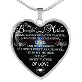 To my mom: Gift Ideas for mom, beautiful mom necklace, mom necklace, to my mom necklace, best gifts for mom, birthday gifts for mom, mother and daughter necklace 776fmsn