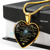 To my mom: Gift Ideas for mom, beautiful mom necklace, mom necklace, to my mom necklace, best gifts for mom, birthday gifts for mom, mother and daughter necklace 776fmgn