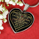 To my wife: Gift Ideas for wife, beautiful wife necklace, wife necklace, to my wife necklace, best gifts for wife, birthday gifts for wife, husband and wife necklace 772fwgn