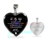 To my wife: Gift Ideas for wife, beautiful wife necklace, wife necklace, to my wife necklace, best gifts for wife, birthday gifts for wife, husband and wife necklace 766fwsn