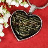 To my granddaughter: Gift Ideas for granddaughter,Birthday gifts for granddaughter, best gifts for granddaughter, special granddaughter necklace, amazing granddaughter necklace, to my granddaughter necklace, 751fDgn