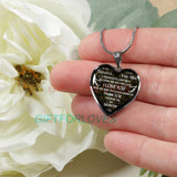 To my daughter: Gift Ideas for daughter, daughter necklace, to my daughter necklace, best gifts for daughter, birthday gifts for daughter, father and daughter necklace, daughter necklace from parents, 750fdsn