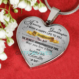 To my granddaughter: Gift Ideas for granddaughter,Birthday gifts for granddaughter, best gifts for granddaughter, special granddaughter necklace, amazing granddaughter necklace, to my granddaughter necklace, 749fDbn