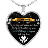 To my wife: Gift Ideas for wife, beautiful wife necklace, wife necklace, to my wife necklace, best gifts for wife, birthday gifts for wife, husband and wife necklace 673fwsn